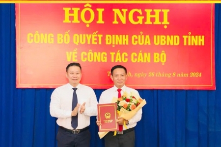 Tây Ninh điều động, bổ nhiệm nhiều cán bộ chủ chốt