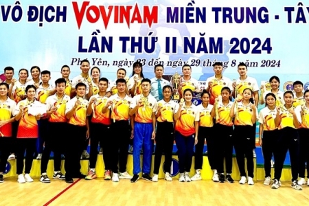 Thanh Hóa nhất toàn đoàn tại Giải vô địch Vovinam miền Trung - Tây Nguyên