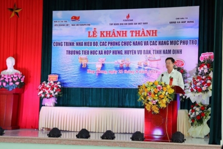 Khánh thành các công trình do Vietsovpetro tài trợ