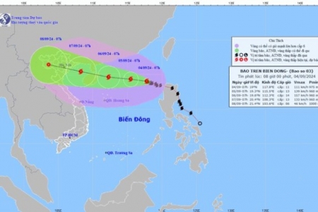 Nghệ An ra Công điện chủ động ứng phó với bão số 3 (bão YAGI)