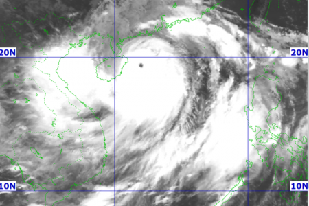 Siêu bão số 3 cách Quảng Ninh 570km