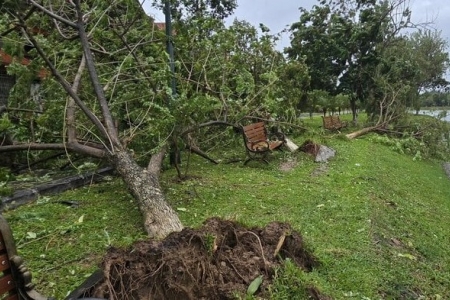 Bắc Ninh: Nhiều nhà cấp 4, công trình phụ bị tốc mái, hơn 1.500ha lúa, hoa màu bị ngập đổ