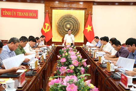 Hội nghị Tiểu ban Nội dung Đại hội Đảng bộ tỉnh Thanh Hóa lần thứ XX, nhiệm kỳ 2025-2030