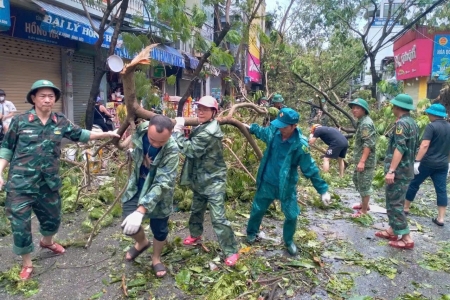 Hải Phòng tập trung khắc phục thiệt hại sau bão số 3