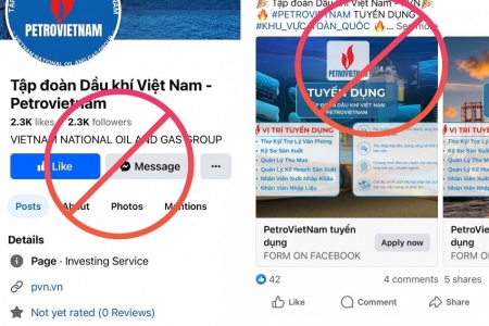 Tập đoàn Dầu khí Việt Nam cảnh báo mạo danh lừa đảo tuyển dụng