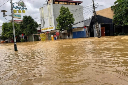 Thái Nguyên: Lũ trên sông Cầu tại Trạm thủy văn Gia Bẩy có khả năng đạt đỉnh vào trưa nay