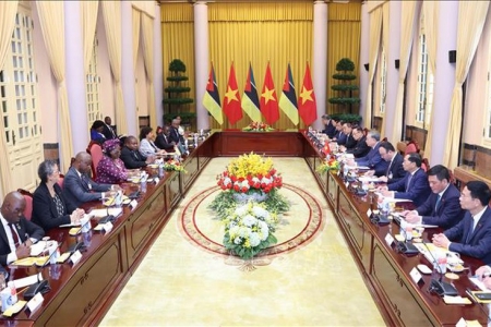 Tổng Bí thư, Chủ tịch nước Tô Lâm hội đàm với Tổng thống Mozambique Filipe Jacinto Nyusi