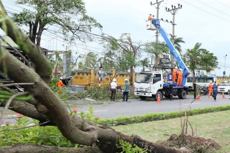 Cập nhật thông tin về ảnh hưởng của bão số 3 đến vận hành và cấp điện tính đến chiều 10/9