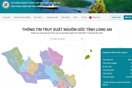 Long An ban hành Quy chế quản lý Hệ thống quản lý thông tin truy xuất nguồn gốc sản phẩm, hàng hóa