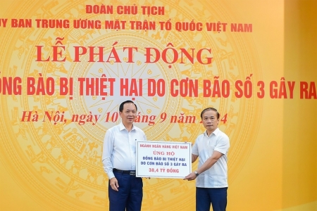 Ngành ngân hàng chung tay khắc phục thiệt hại do bão số 3