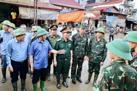 Phó Thủ tướng Bùi Thanh Sơn kiểm tra công tác khắc phục hậu quả bão số 3 tại Lạng Sơn