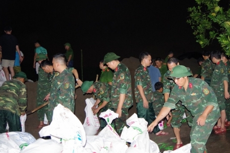 Nam Định tiếp tục ban hành Công điện ứng phó lũ lớn