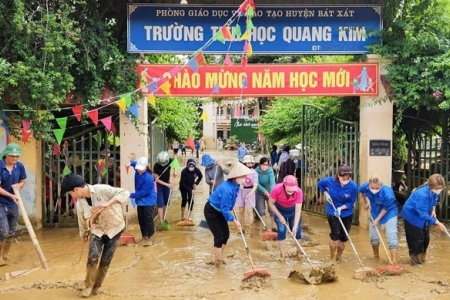 Lào Cai: Khắc phục hậu quả bão lũ và thực hiện chế độ chính sách tại các cơ sở giáo dục