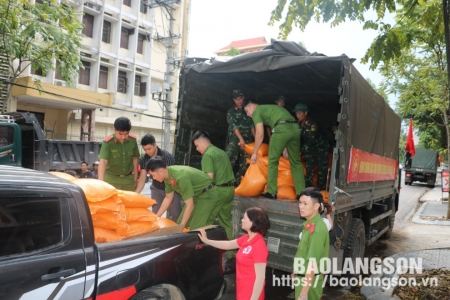 Lạng Sơn: Hội CTĐ tỉnh tiếp nhận 10 tấn gạo hỗ trợ người dân vùng bão lũ gặp khó khăn