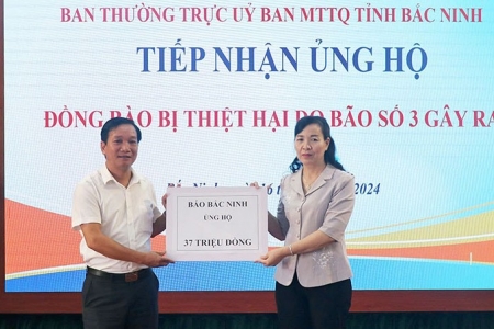 Bắc Ninh phấn đấu vận động 11 tỷ đồng hỗ trợ đồng bào bị thiệt hại do bão số 3 gây ra