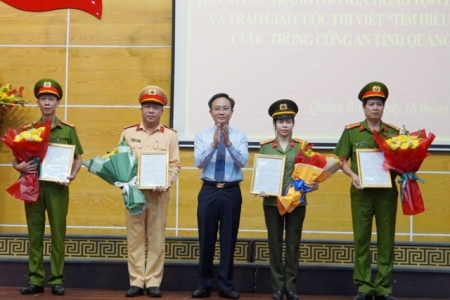 Quảng Bình vinh danh các tập thể xuất sắc trong phòng, chống tội phạm ma túy và trao giải cuộc thi “Tìm hiểu Luật Căn cước”