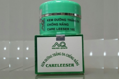 Đình chỉ lưu hành mỹ phẩm kem dưỡng trắng da chống nắng Careleeser - hộp 1 lọ 8g