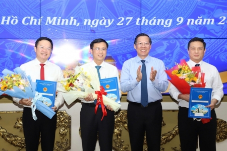 TP. Hồ Chí Minh điều động, bổ nhiệm nhiều cán bộ chủ chốt