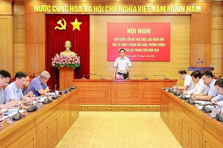 Vĩnh Phúc tổ chức Hội nghị kiểm điểm tiến độ thực hiện giải ngân vốn đầu tư công 9 tháng năm 2024