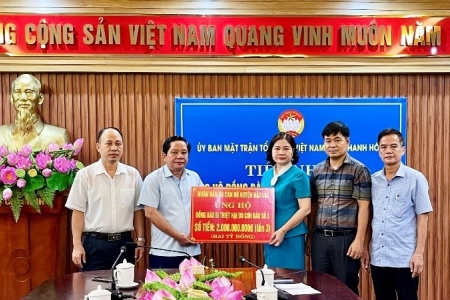 Thanh Hóa: Tiếp nhận gần 75,7 tỷ đồng ủng hộ đồng bào bị thiệt hại do bão số 3