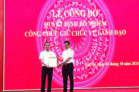 Ông Phan Tiến Hòa được bổ nhiệm giữ chức Phó cục trưởng Cục Thuế Hà Nội