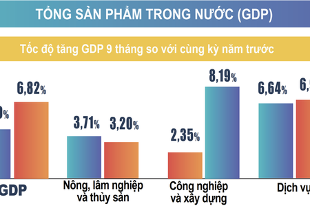 9 tháng GDP tăng 6,82%, mỗi tháng có hơn 20.300 doanh nghiệp lập mới và quay lại hoạt động