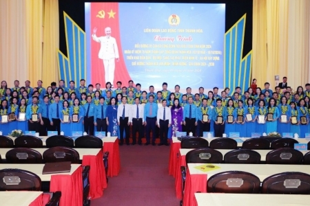 Thanh Hóa: Biểu dương 95 cán bộ công đoàn tiêu biểu năm 2024