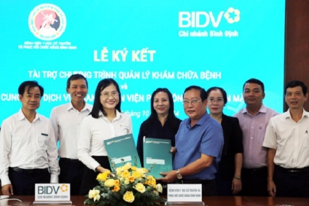 BIDV Bình Định hỗ trợ chương trình quản lý khám chữa bệnh và thanh toán viện phí không dùng tiền mặt
