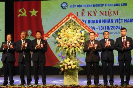 Hiệp hội Doanh nghiệp Lạng Sơn kỷ niệm 20 năm Ngày Doanh nhân Việt Nam