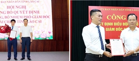 Lào Cai: Công bố các Quyết định điều động, bổ nhiệm nhân sự