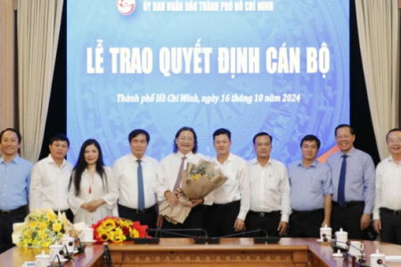 Tiếp nhận, bổ nhiệm ông Nguyễn Minh Nhựt giữ chức Phó Giám đốc Sở Văn hóa và Thể thao TP. Hồ Chí Minh