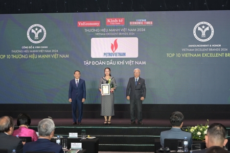 Petrovietnam - Top 10 Thương hiệu mạnh Việt Nam 2024