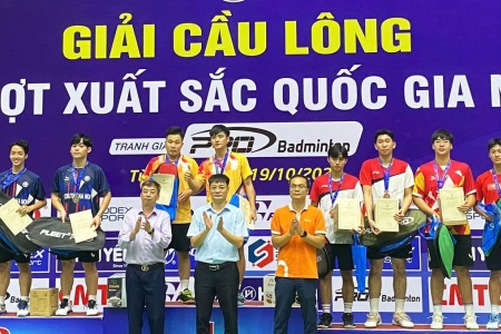 Bế mạc Giải Cầu lông các cây vợt xuất sắc Quốc gia năm 2024