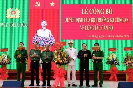 Lâm Đồng có tân Phó Giám đốc Công an tỉnh