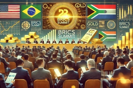 BRICS đẩy nhanh phi USD hóa, giá vàng thế giới tăng