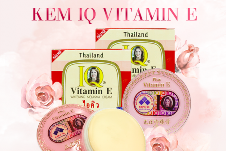 Thu hồi kem thoa mặt IQ Vitamin E Whitening Melasma