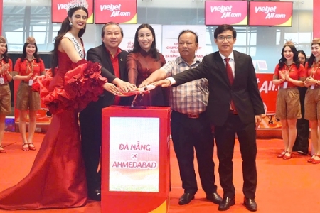 Vietjet khai trương đường bay thẳng Ahmedabad(Ấn Độ) - Đà Nẵng