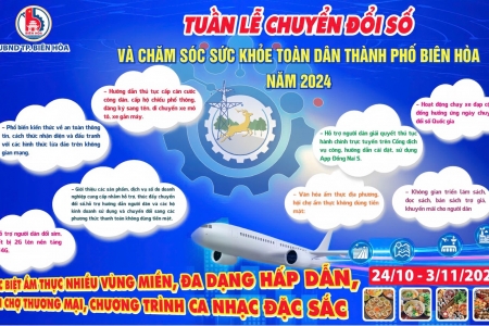 Khai mạc Tuần lễ chuyển đổi số và chăm sóc sức khỏe nhân dân TP. Biên Hòa