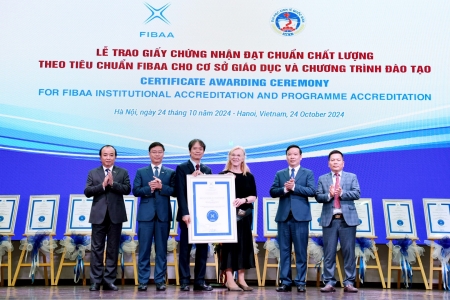 Những trường đại học nào của Việt Nam đạt chuẩn chất lượng giáo dục quốc tế FIBAA trong năm 2024?