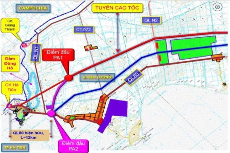 Cao tốc Hà Tiên - Rạch Giá - Bạc Liêu dự kiến khởi công vào năm 2026