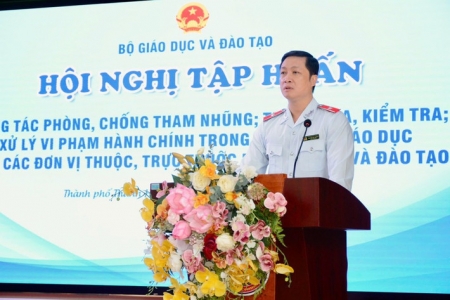 Tăng cường nghiệp vụ công tác phòng chống tham nhũng, thanh kiểm tra trong lĩnh vực giáo dục