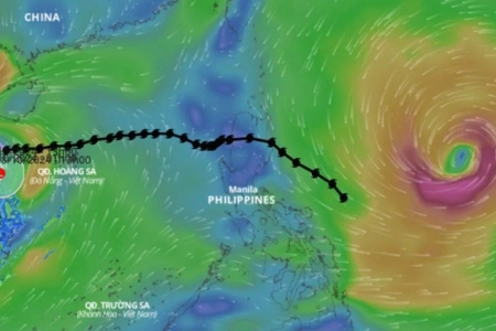 Bão Kong-rey có thể đạt cấp siêu bão