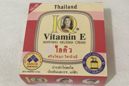 Hà Nội thu hồi lô sản phẩm kem thoa mặt IQ Vitamin E Whitening Melasma