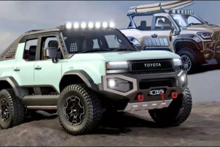 Lộ diện Toyota Land Cruiser kiểu dáng bán tải cho triển lãm SEMA 2024