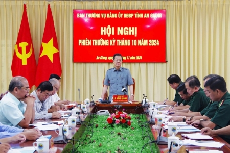 Hội nghị Ban Thường vụ Đảng ủy Bộ đội Biên phòng tháng 10