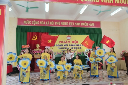 Thái Bình: Thôn Hiến Nạp, xã Minh Khai tổ chức ngày hội đại đoàn kết toàn dân tộc năm 2024