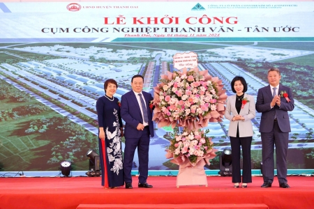 Thanh Oai khởi công Cụm công nghiệp 52ha