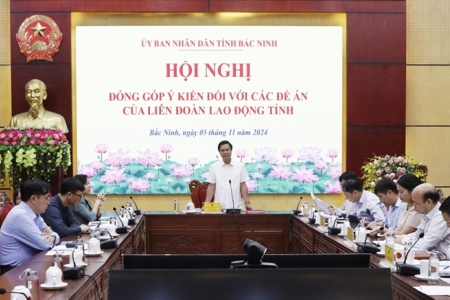 Bắc Ninh: Đóng góp ý kiến đối với các Đề án của Liên đoàn Lao động tỉnh