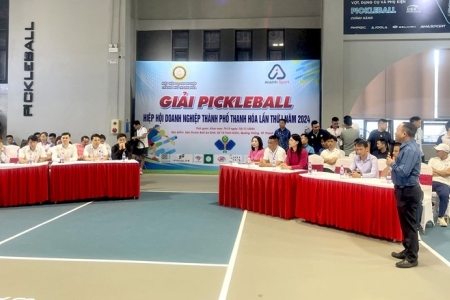 Khai mạc Giải Pickelball Hiệp hội Doanh nghiệp TP. Thanh Hoá năm 2024