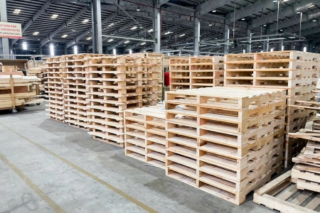 Công ty Đóng gói và Tháo kiện THILOGI cung ứng đa dạng sản phẩm pallet gỗ